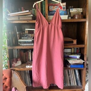 Pink SHEIN midi dress